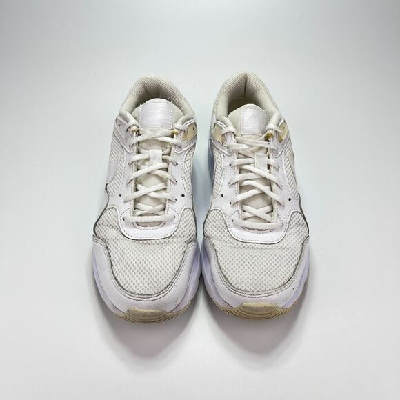 Nike Air Max SC Triple White Photon Dust Athletic Running Shoes Women Size 8 - Picture 6 of 9